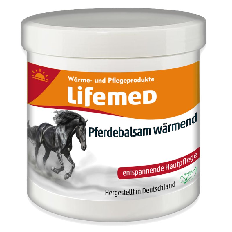 Lifemed baume équin chauffant, 100% végan, 250 ml